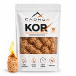 CADNOX KOR doğal odun yünü tutuşturucu 10 adet paket ve yanan tutuşturucu