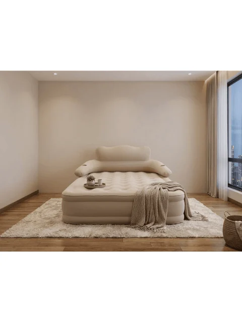 HABL Çift Kişilik Otomatik Şişme Yatak – 203×152×40 cm detay görseli 1