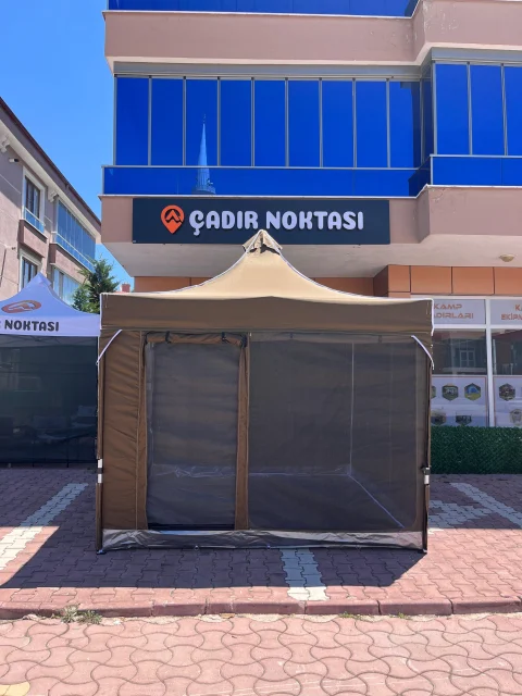 CADNOX Liva 3 × 3 Fiber Plus Perdeli Kamp Çadırı detay görseli 1