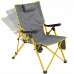 Comfort 3 Kademeli Katlanabilir Kamp Sandalyesi - Haki - Görsel 2
