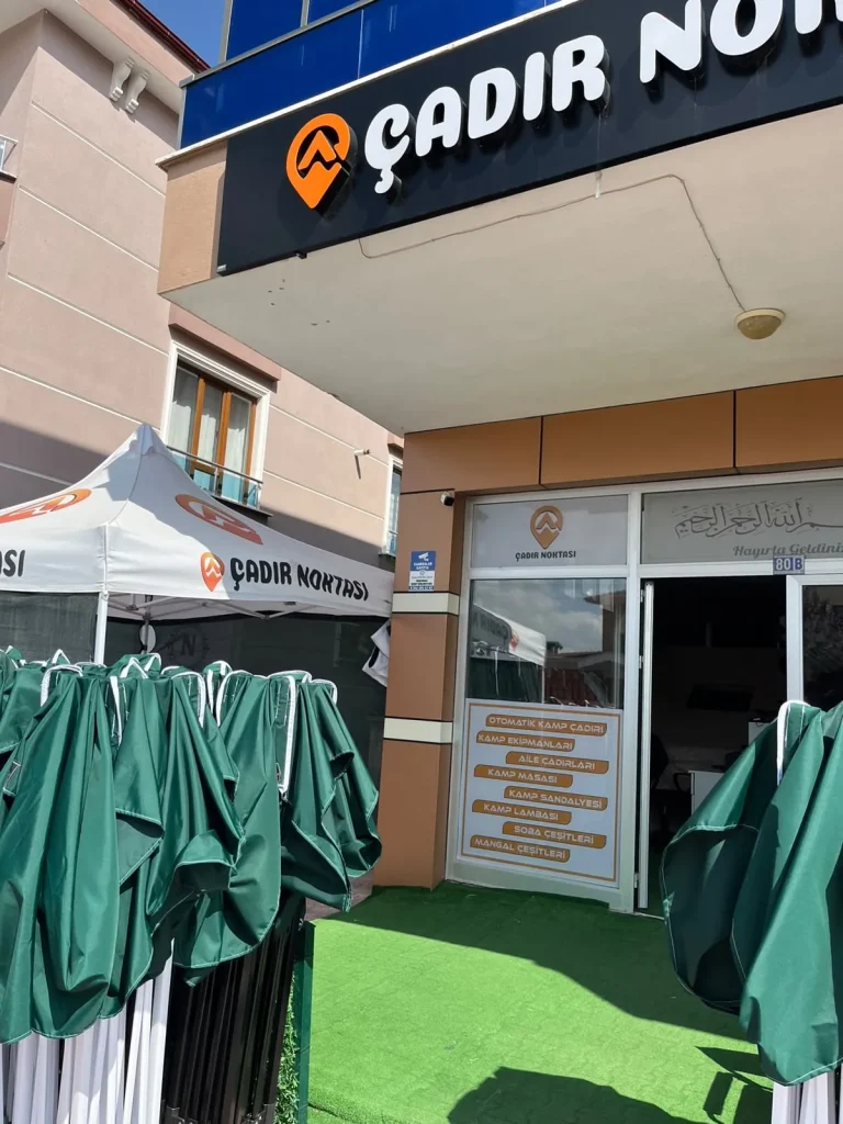 Çadır Noktası mağaza girişi, Hat Caddesi No 80/B Selçuklu Konya