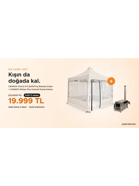 Kış Kampı Seti kampanyası – 19.999 TL