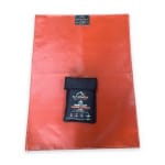 CADNOX Soba Altı Yanmaz Kumaş CX-S80, 80×100 cm altlık ve taşıma çantası